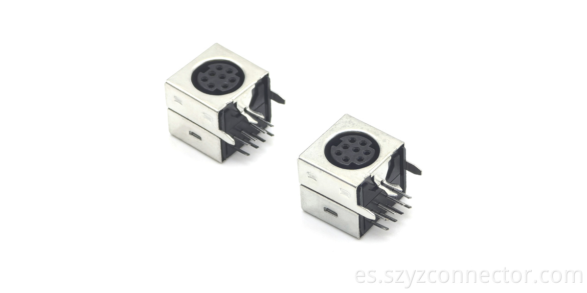 MDC Micro Terminal Female Right Angle DIP 2*4P